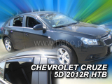 Deflektory na Chevrolet Cruze hatchback, 5-dverová od 2011 (+zadné)