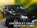 Deflektory na Chevrolet Cruze combi, 5-dverová od 2012 (+zadné)