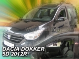 Deflektory na Dacia Dokker, 5-dverová, r.v.: 2012 -