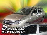 Deflektory na Dacia Logan MCV II, 5-dverová (+zadné), r.v.: 2013 -