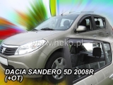 Deflektory na Dacia Sandero / Stepway, 5-dverová (+zadné), r.v.: 2008 - 2012
