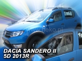 Deflektory na Dacia Sandero II / Stepway II, 5-dverová, r.v.: 2013 -