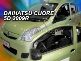 Deflektory na Daihatsu Cuore VII, 5-dverová, r.v.: 2007 -