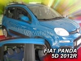 Deflektory na Fiat Panda III, 5-dverová (+zadné), r.v.: 2012 -