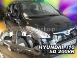 Deflektory na Hyundai i10, 5-dverová (+zadné), r.v.: 2008 - 2014