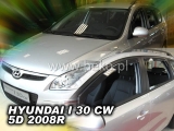 Deflektory na Hyundai i30 CW, 5-dverová (+zadné), r.v.: 2008 -