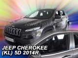 Deflektory na Jeep Cherokee, 5-dverová, r.v.: 2014 -
