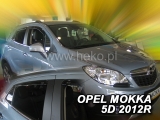 Deflektory na Opel Mokka, 5-dverová (+zadné), r.v.: 2012 -
