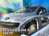 Deflektory na Peugeot 308 hatchback, 5-dverová (+zadné), r.v.: 2007 - 2013