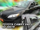 Deflektory na Toyota Camry XV40, 4-dverová (+zadné), r.v.: 2006 - 2011