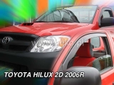 Deflektory na Toyota Hilux, 2-dverová, r.v.: 2005 - 2015