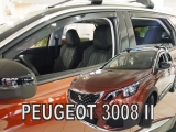 Deflektory na Peugeot 3008, 5-dverová (+zadné), r.v.: 2017 -
