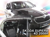 Deflektory Škoda Superb II Sedan 2008-2015 (+zadné)