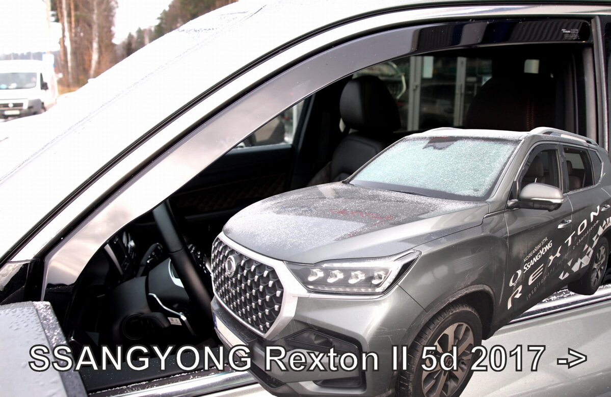 Deflektory na Ssangyong Rexton od 2017 (predné)