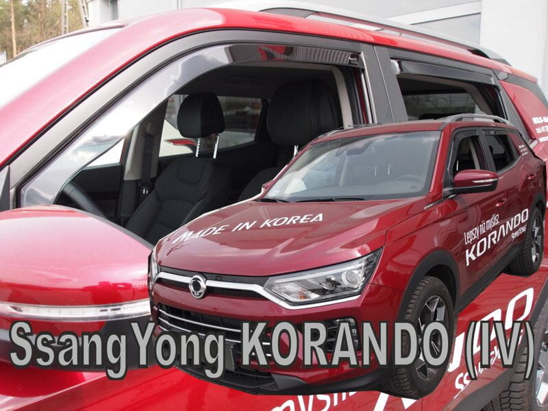 Deflektory na Ssangyong Korando od 2019 (+zadné)